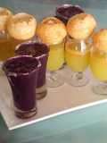 Pani Puri with fruit shots