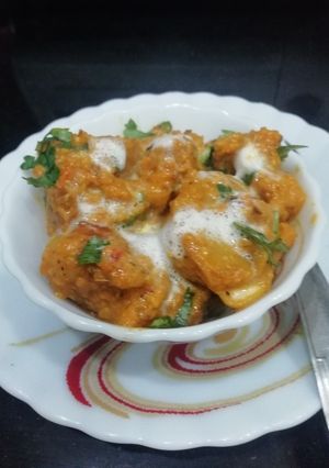 A picture of Soya Malai Chaap.