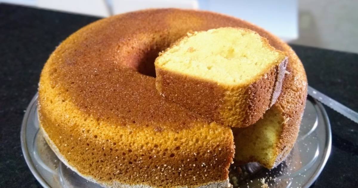 Receita de Bolo Simples de Farinha de Trigo (Fácil de Fazer