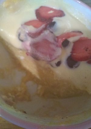 A picture of Keto Coconut Mug Cake.