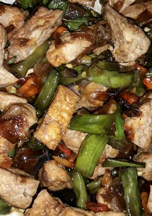 Foto resep Oseng Kacang Tahu Pedas