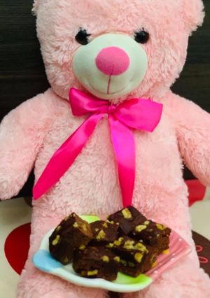 A picture of Red Velvet Brownies.