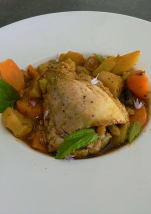 Une photo de Poulet à l'orientale