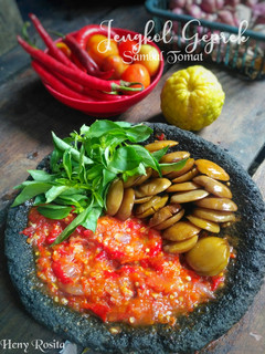 Foto resep Jengkol Geprek Sambal Tomat