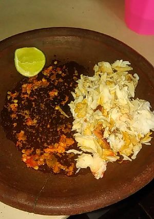 Foto resep Sambel bujhe cabbi (sambel garam lombok)