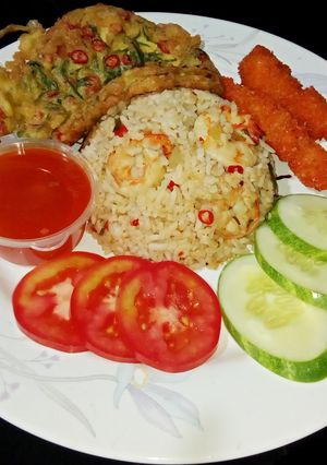Foto resep Nasi Daun Jeruk Udang