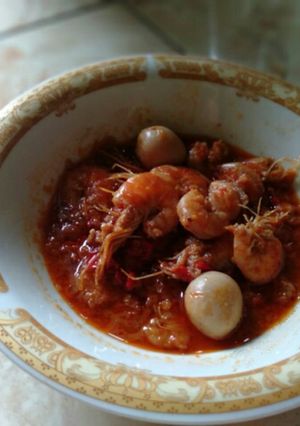 Foto resep Balado udang telur puyuh