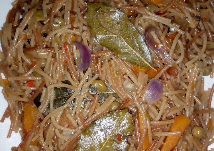 Simple Way to Prepare Any-night-of-the-week Brown vegetable spaghetti