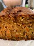 Queque de naranja, almendras y zanahoria