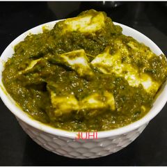 A picture of Hariyali Paneer Tikka Masala Gravy (no onion no garlic).