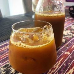 A picture of Jamu Kunyit Asam - Traditional Turmeric Tonic.