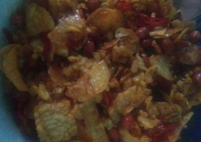 Resep: Kering tempe kentang kacang Ekonomis