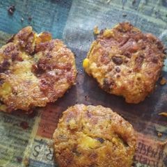 Potato cutlets A picture of Potato cutlets.