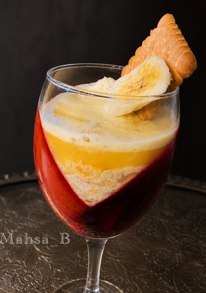 عکسی از دستور ژله بستنی