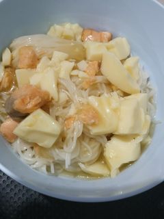Foto resep 001 - Misoa Mun Tofu SALMON MPasi 1+