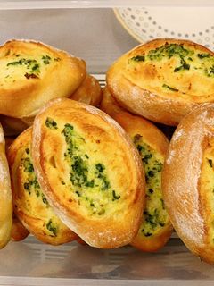香蒜麵包(水合法) 的食譜成品照片