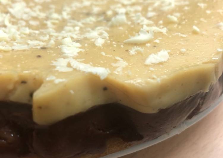 Tarta de tres chocolates