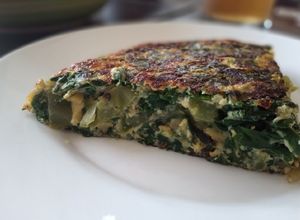 Una foto de Tortilla de acelga
