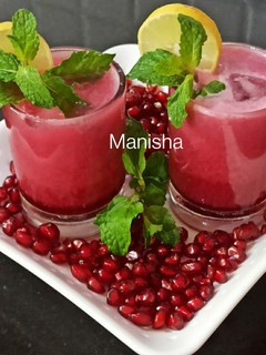 A picture of Kokum-Pomegranate Mocktail.
