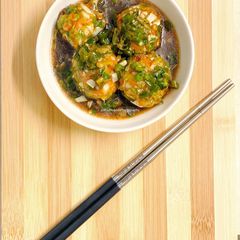 A picture of Tangra style Chilli Veg Manchurian.