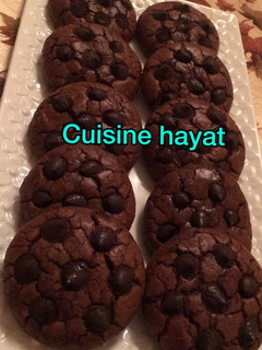 A picture of Nutella Brownie Cookies 😋.