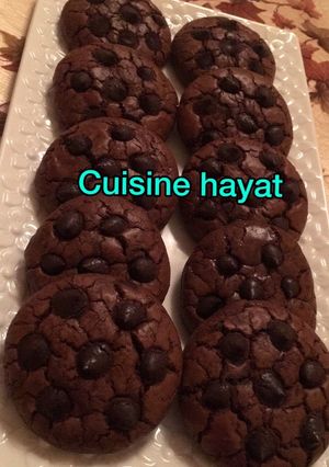 A picture of Nutella Brownie Cookies 😋.