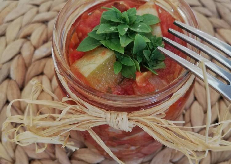 Zucchine al pomodoro e basilico 🌷