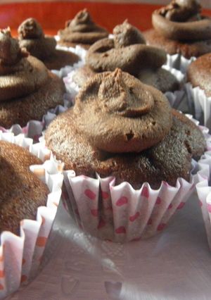 Una foto de Muffins del diablo o Devil's muffins ¡¡Chocolate!!