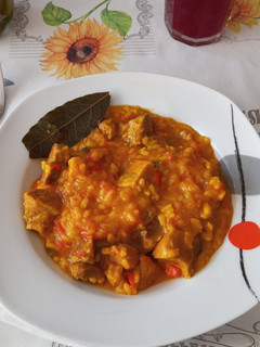 Una foto de Arroz meloso de magro