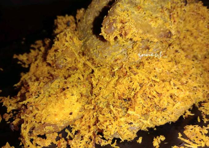 Resep: Serundeng + dendeng ragi Untuk Jualan