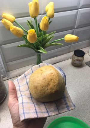 Puha szénhidrátcsökkentett vizes zsemle recept fotója