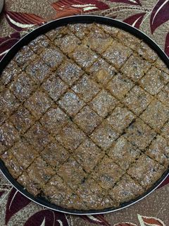 صورة لوصفة بسبوسه الاوريو