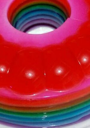 Foto resep Puding pelangi