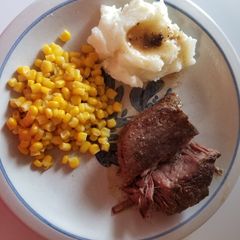 A picture of 3 envelope crockpot roast.