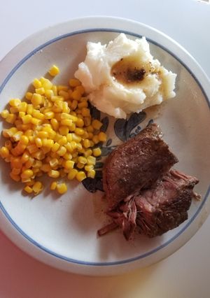 A picture of 3 envelope crockpot roast.