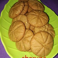 A picture of Peanut butter cookies.