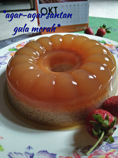 Foto resep *agar-agar santan gula merah*
