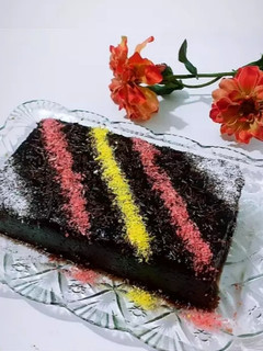 عکسی از دستور کیک باقلوا شکلاتی 😋😍
