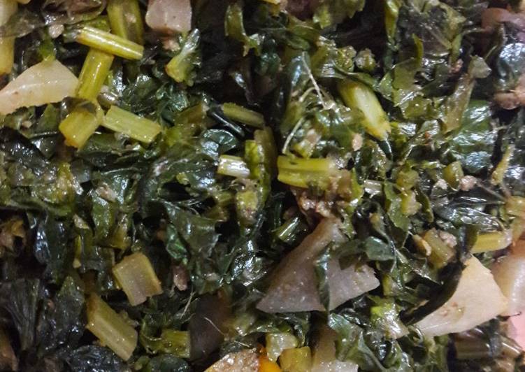 Easiest Way to Prepare Award-winning Raddish leaves bhurji
