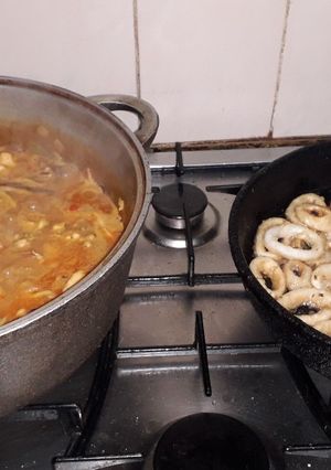 Una foto de Paella a mi gusto 😊