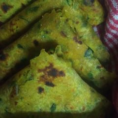 A picture of Methi -palak ka Mix Thepla.