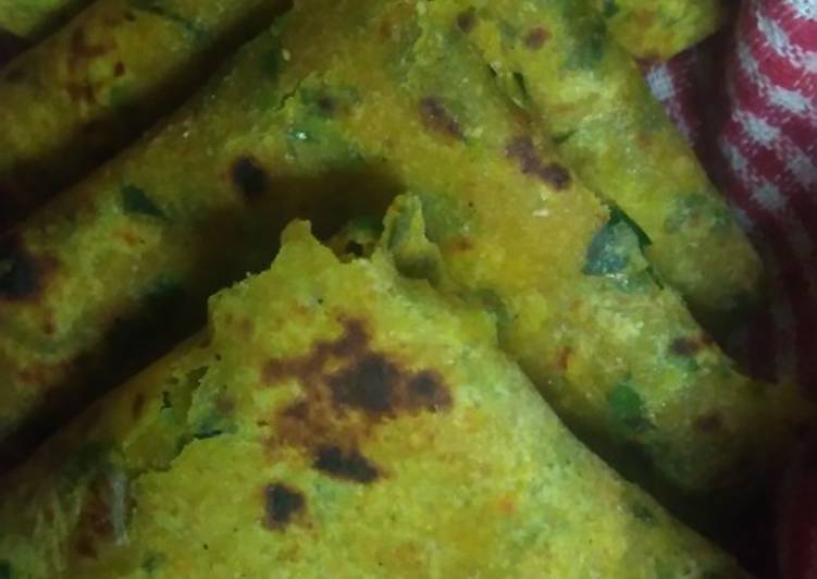 Methi -palak ka Mix Thepla