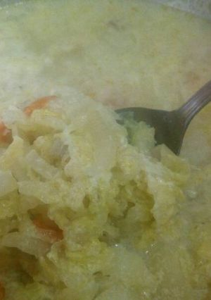 Foto resep Santan sawi putih