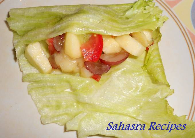 Lettuce Fruit Wraps