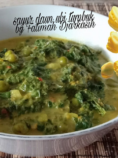 Foto resep Sayur Daun Ubi Tumbuk