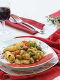 Paccheri con baccalà e cavolfiore