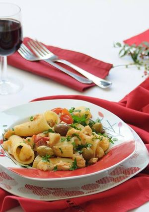 Foto di Paccheri con baccalà e cavolfiore