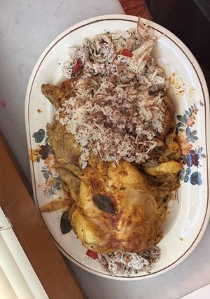 صورة لوصفة دجاج مع الارز لذيذ وشهي