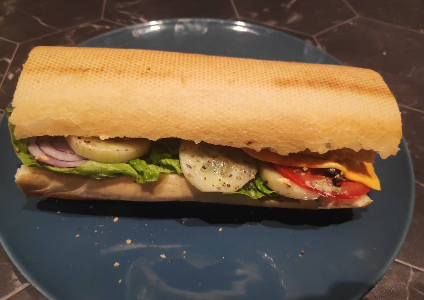 Cheese Baguette Sandwich 😋