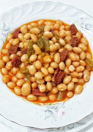 Foto resep Sucuklu kuru fasulye